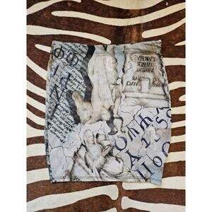 Vintage Y2K Laqueen USA Mini Mesh Skirt Size S